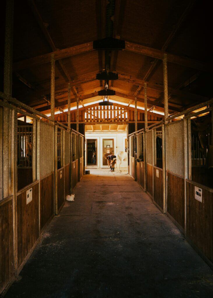 A clean barn.